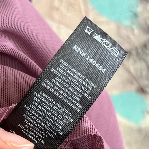 Koral Zyra Power Mesh Tank in Black Plum - Picture 7 of 13